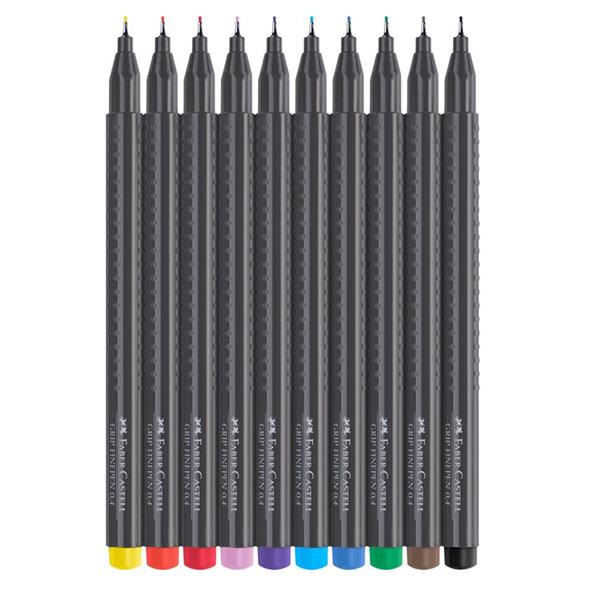 Faber Castell Grip Finepen 10 pk