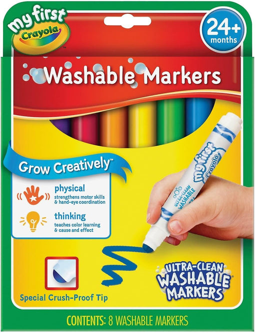 My First Markers for Toddlers, 8 Count, Crayola.com