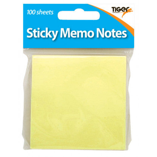 Tiger Yellow Sticky Notes